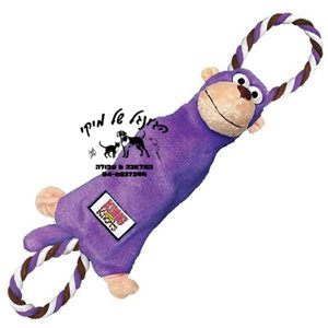 קונג קנוטס - Kong Knots - צעצוע מצפצף לכלב - קוף - גודל M/L - דגם NK13 קונג KONG
