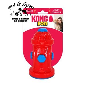 KONG Eon Fire Hydrant Large - צעצוע מצפצץ של קונג