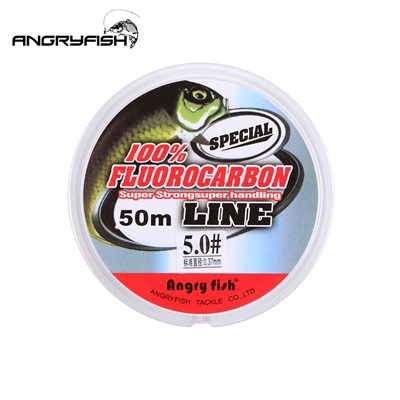 Angryfish Fluorocarbon Fishing Line 50m