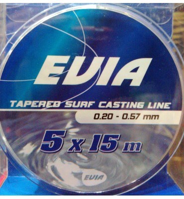 evia tapered surf casting line 5*15m