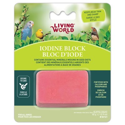 Living World Iodine Block for Birds - Large - 82 g (2.9 oz)