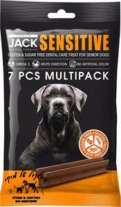 Premium JACK 7-Pack Sensitive Dental Care Treat Sticks
