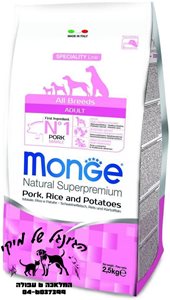 monge Adult pork monoprotein all breeds 2.5kg