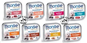 מונג' מעדני פטה לכלב – מגוון טעמים 100 גרם monge