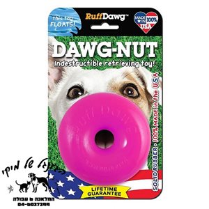 ruff dawg dawg-nut - צעצוע דונאט גומי לכלב גדול