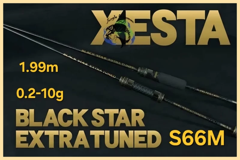 xesta - black star extra tuned s66m-t super friction 0.2-10g/1.99m