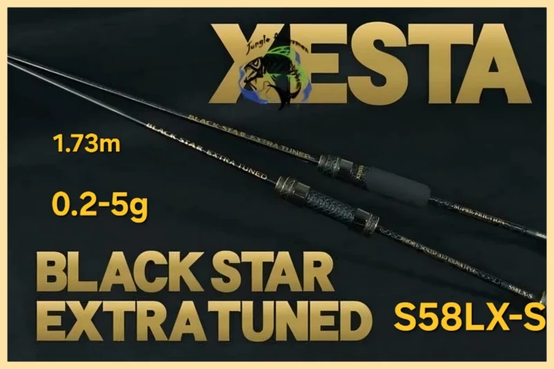 Xesta - Rod Spinning Black Star Extra Tuned S58LX-S SS Alternative -0.2-5g/1.73m