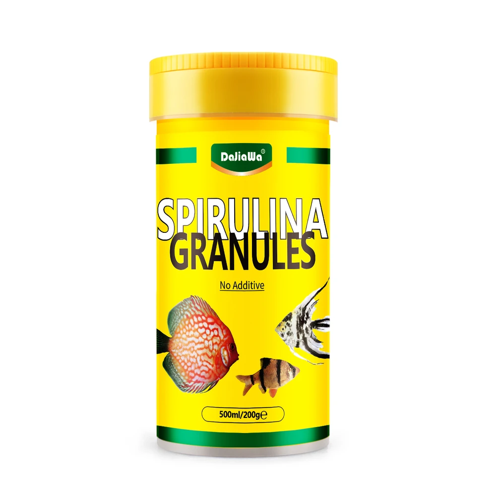 DAJIAWA מזון מגורען ספירולינה לדגי נוי קטנים 500 מ"ל