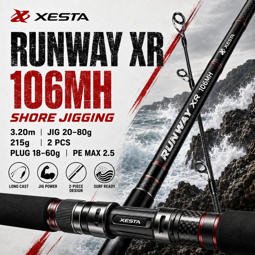 XESTA - Shore Jigging RUNWAY XR 106MH 3.20m/20-80g