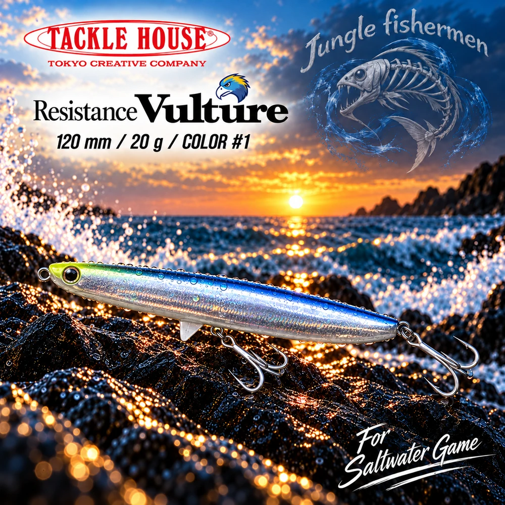 tackle house - resistance vulture 120mm/20g - #1
