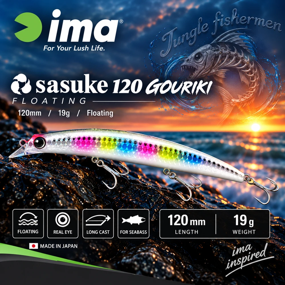 IMA SASUKE 120 GOURIKI 120mm : 19g Floating
