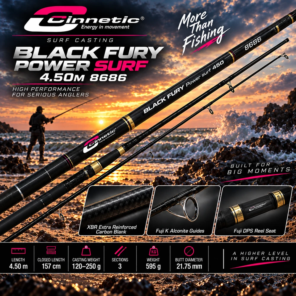 BLACK FURY POWER SURF 4.5M 8686 1 יחידה