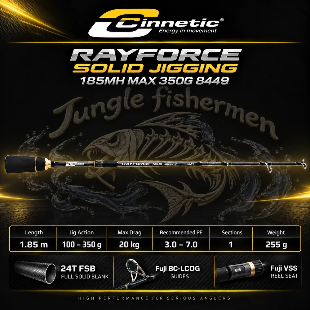 RAYFORCE SOLID JIGGING 185MH MAX 350G 8449