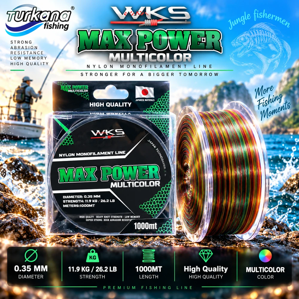 WKS MULTI MAX POWER 0.35MM 26.2LB 1000M