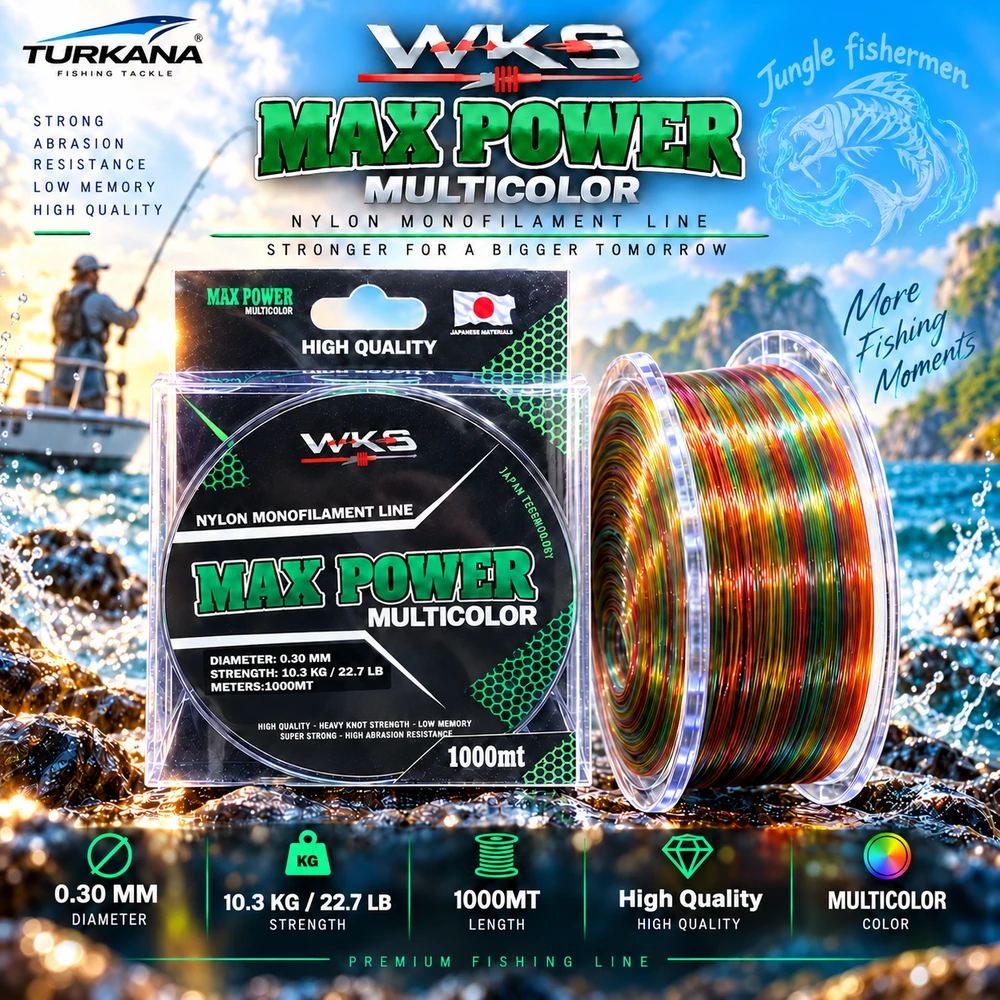 WKS MULTI MAX POWER 0.30MM 22.7LB 1000M