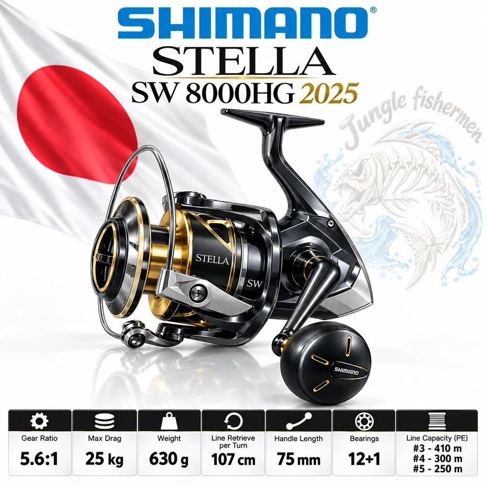 shimano - stella sw8000hg 25