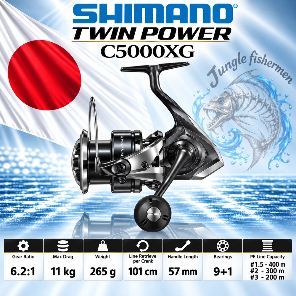 SHIMANO TWIN POWER C5000XG 2025