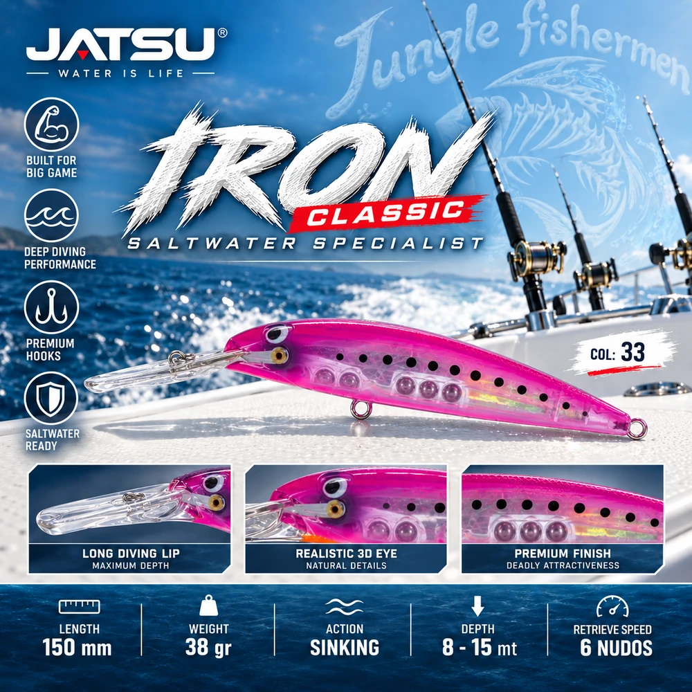 JATSUI IRON 38Gr 15Cm COL-33
