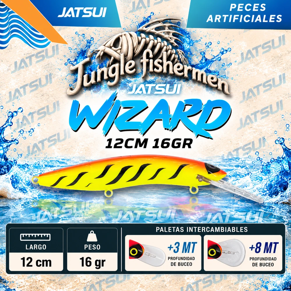JATSUI WIZARD 12CM 16GR BKS