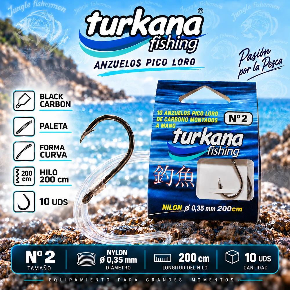TURKANA Cartera Anzuelo Pico de Loro #4