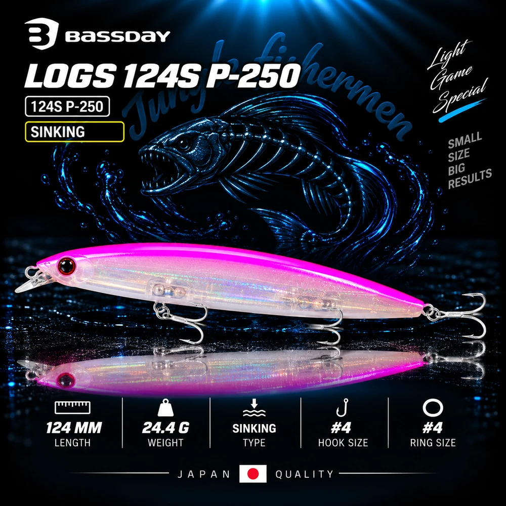 BASSDAY LOGS 124S P-250 24.4G