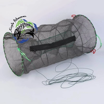 מלכודת דגים מתקפלת קוטר 30 ס"מ אורך 60 ס"מ