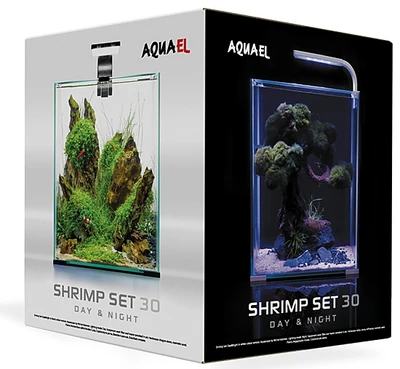 Aquael - Shrimp Set Day & Night White 30L