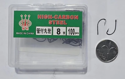 חבילת 100 קרסים מחוזקות מידה 8