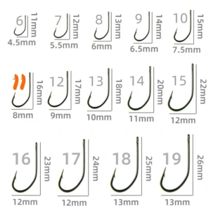 חבילת 100 קרסים מחוזקות מידה 11