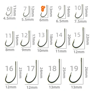 חבילת 100 קרסים מחוזקות מידה 8