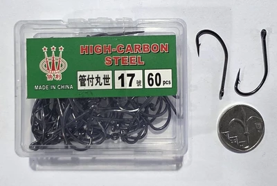 חבילת 50 קרסים מחוזקות מידה 1/0