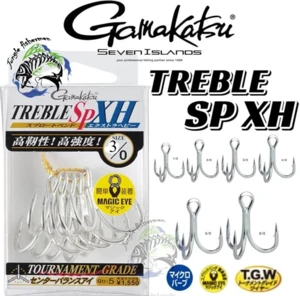 Gamakatsu - Treble sp xh SIZE 3/0