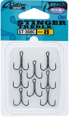 OWNER - TREBLE HOOKS - ST36 tn SIZE 10