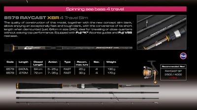 CINNETIC RAYCAST XBR 4 TRAVEL SLIM 2.7M 7-35G