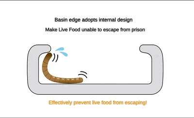 קערה לתולעים L