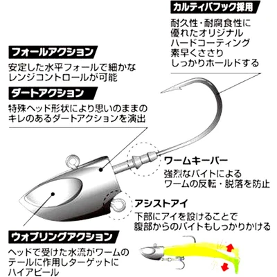 Xesta Hyper Head Touch Down 10grams HOOK 1/0
