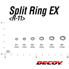 DECOY SPLIT RING EX 6 120LB