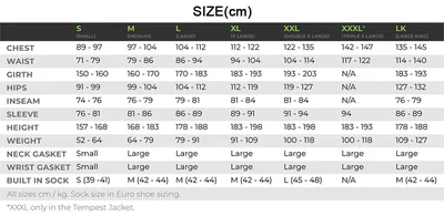 מכנסיים אטום למים נושם מידה XL