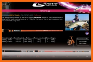 CINNETIC REXTAIL SHORE JIG EXTREME XH 50-150G
