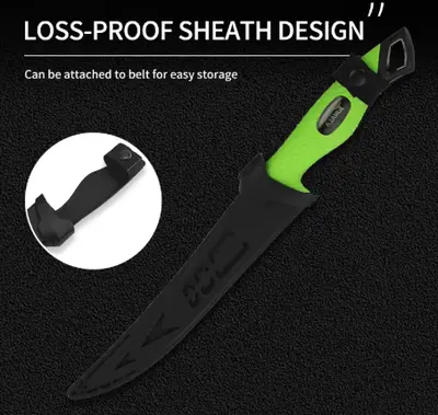 סכין פילוט +נרתיק ותופסן לחגורה