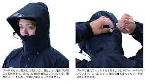 MAZUME סט מעיל ומכנסיים לגשם מידה LL