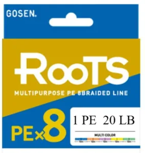 GOSEN Roots PE×8 300m Multi Color 1PE 204LB