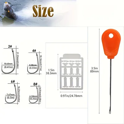 קיט ריג שערה + סטופרים+ מחט מידה 2