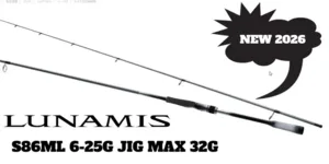 SHIMANO LUNAMIS S86ML PLUG 6-25G JIG MAX 32G