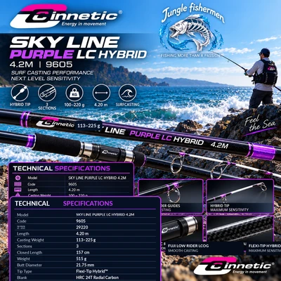 SKY LINE PURPLE LC HYBRID 4.2M 9605