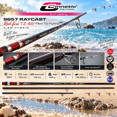 cinnetic raycast red fire tz 45 4.2M HYBRID 9657