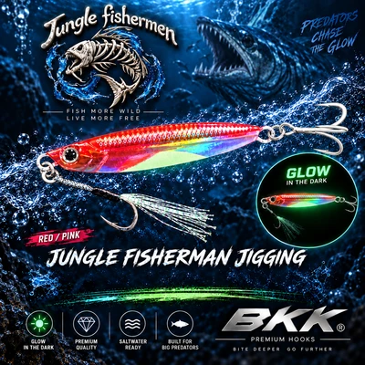 JF JIGING BKK 20G RED GLOW