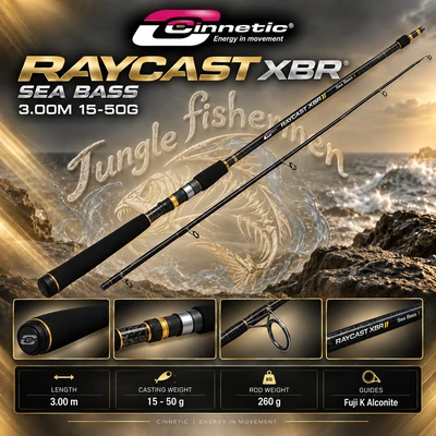 Cinnetic Raycast XBR Sea bass15-50G 3.0M
