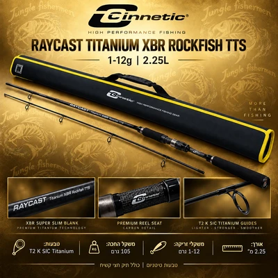 Raycast Titanium XBR Rockfish TTS 1-12g 2,25L