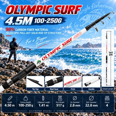 OLYMPIC SURF 4.5M 100-250G